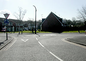 Hamstead Road junction with Spouthouse Lane