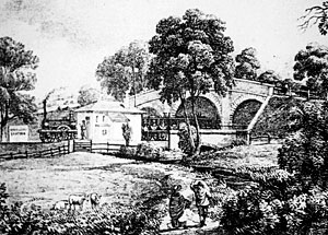 Newton railway bridge c1897